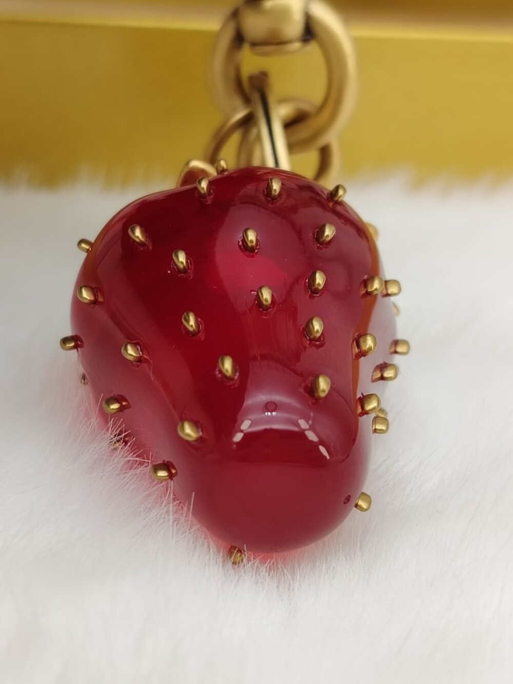 Coach Strawberry Bag Charm - Picture 4 of 6